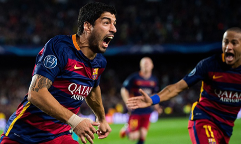 关于法国完胜勒沃库森，苏亚雷斯统治全场的信息